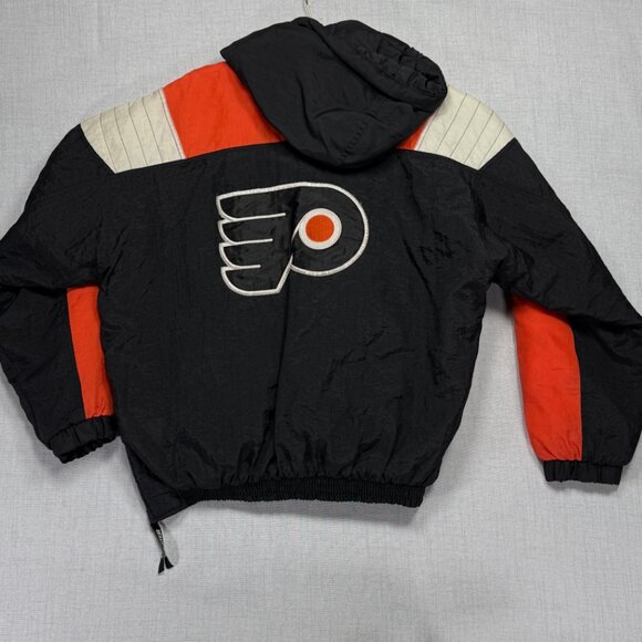 Vintage Starter NHL Philadelphia Flyers Pullover Windbreaker Jacket Size XL - Picture 2 of 15